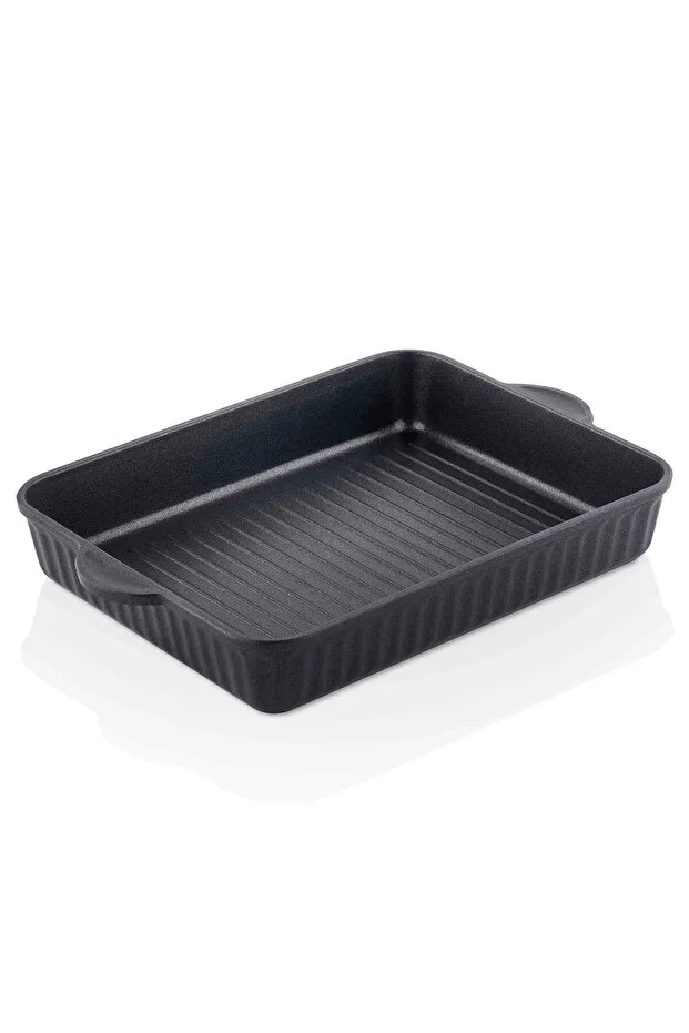 Valeriya Döküm Cam Kapak 18 Parça Çeyiz Seti Siyah